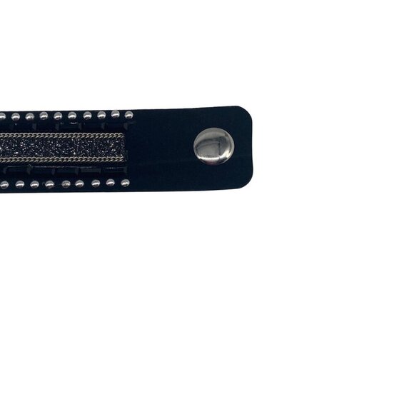 Paparazzi Jewelry Seize The Sass Black Bracelet Adjustable Snap Closure Women - Picture 8 of 8